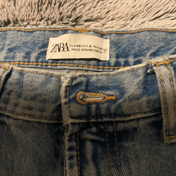 Zara High waisted Wide Leg jeans - Picture 3 of 4